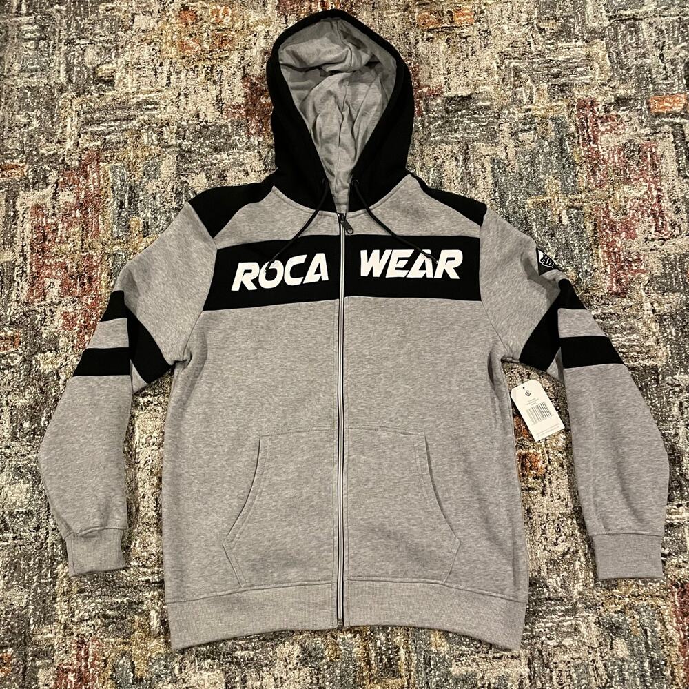 Rocawear Zip-Up Hoodie NWT hip hop rap streetwear y2k jay-z hooded sweatshirt